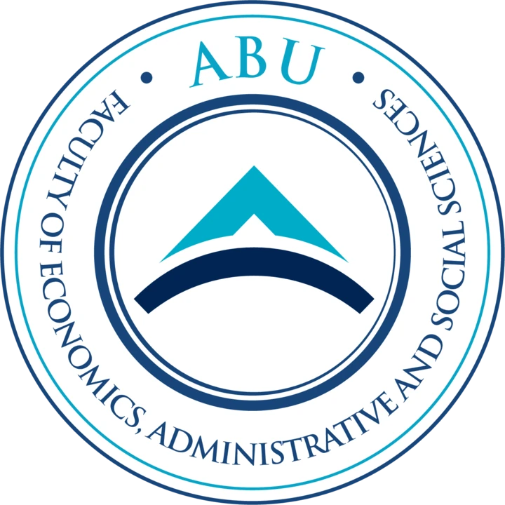 İktisadi, İdari ve Sosyal Bilimler Fakültesi logosu, İngilizce sürüm · Faculty of Economics, Administrative and Social Sciences