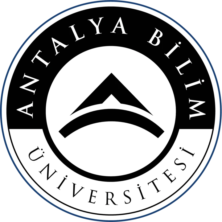 Antalya Bilim Üniversitesi logosu, Ana logo · siyah-beyaz · yas ve taziye