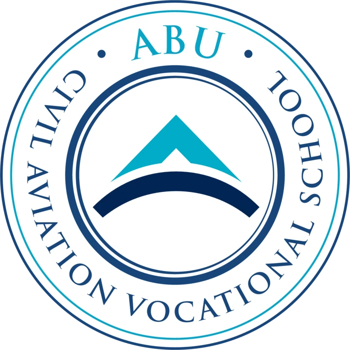 Sivil Havacılık Yüksekokulu logosu, İngilizce sürüm · Civil Aviation Vocational School