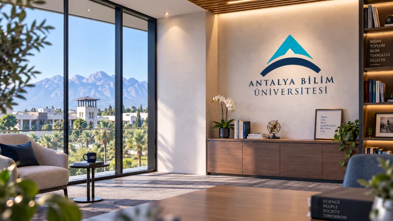 Antalya Bilim Üniversitesi sanal toplantı arka planı 2